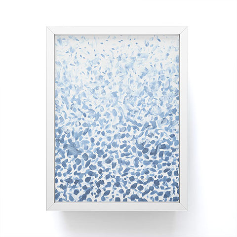 Madart Inc. Tropical Fusion 14 Abstract Blues Framed Mini Art Print