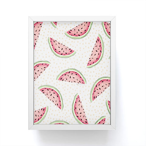 Madart Inc. Tropical Fusion 18 Watermelon Framed Mini Art Print
