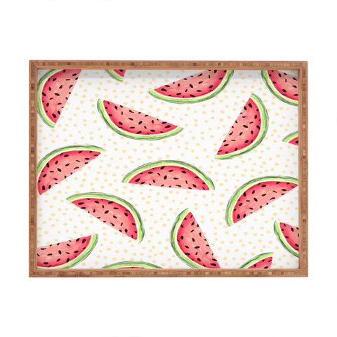Madart Inc. Tropical Fusion 18 Watermelon Rectangular Tray