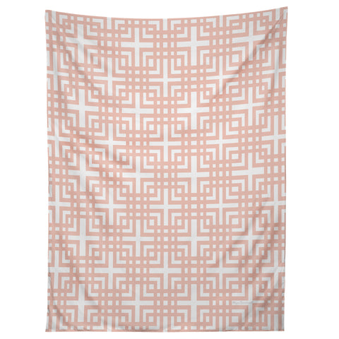 Madart Inc. Tropical Fusion 5 Peachy Pattern Tapestry