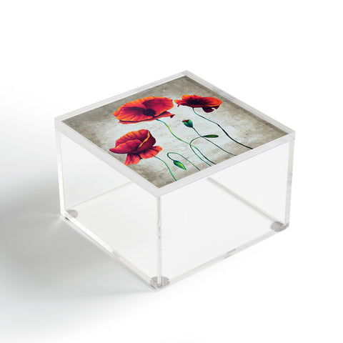 Madart Inc. Vibrant Poppies II Acrylic Box
