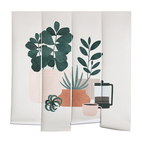 Madeline Kate Martinez Coffee Plants x The Sill Wall Mural