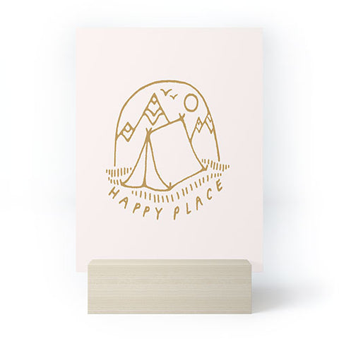 Madeline Kate Martinez happy camper I Mini Art Print
