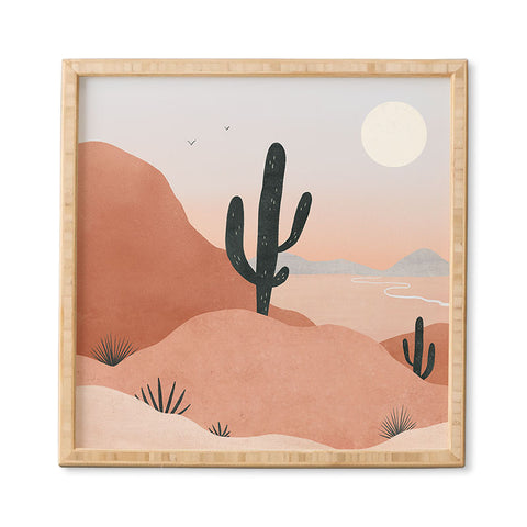 Madeline Kate Martinez saguaro sunset I Framed Wall Art