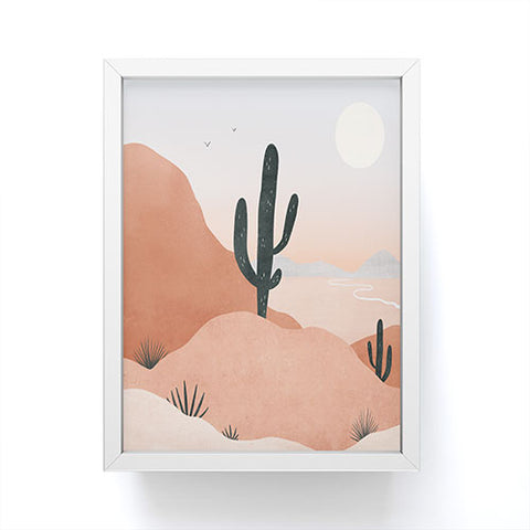 Madeline Kate Martinez saguaro sunset I Framed Mini Art Print
