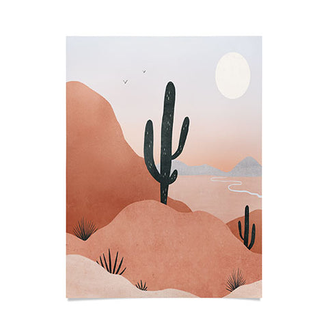 Madeline Kate Martinez saguaro sunset I Poster