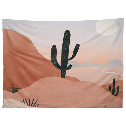 Madeline Kate Martinez saguaro sunset I Tapestry