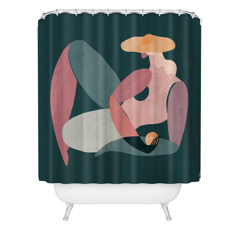 Maggie Stephenson Abstract Figure I Shower Curtain