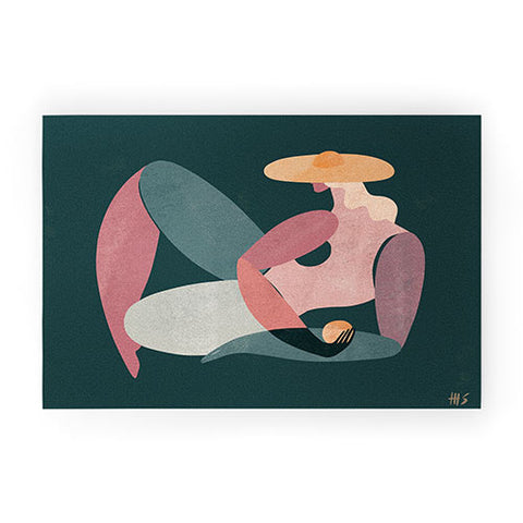 Maggie Stephenson Abstract Figure I Welcome Mat
