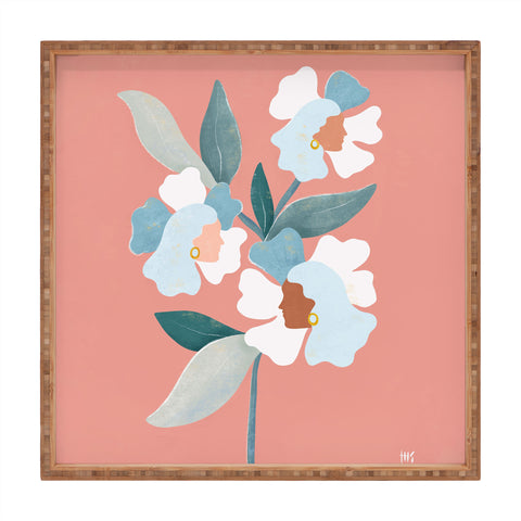 Maggie Stephenson Blooms I Square Tray
