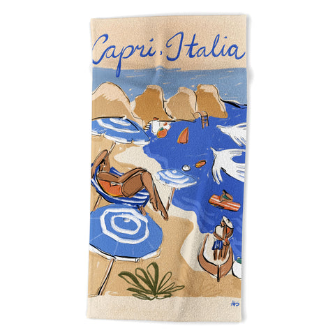 Maggie Stephenson Capri Italia Beach Towel