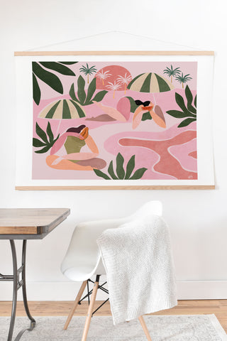 Maggie Stephenson How I will spend the summer Art Print And Hanger