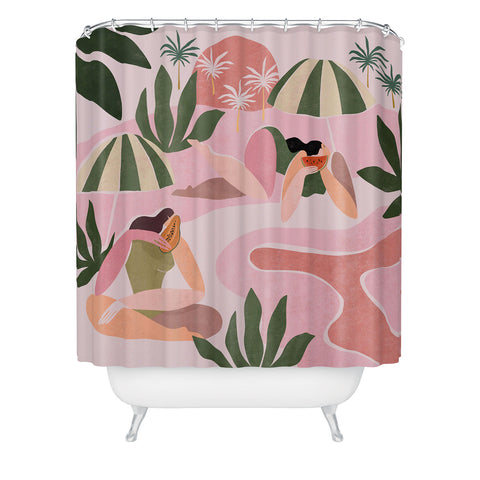 Maggie Stephenson How I will spend the summer Shower Curtain