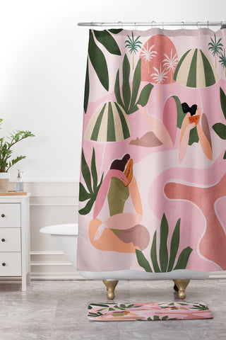 Maggie Stephenson How I will spend the summer Shower Curtain And Mat
