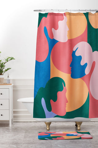 Maggie Stephenson Shape Play 3 Shower Curtain And Mat