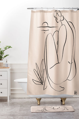 Maggie Stephenson Summer Lines 16 Shower Curtain And Mat