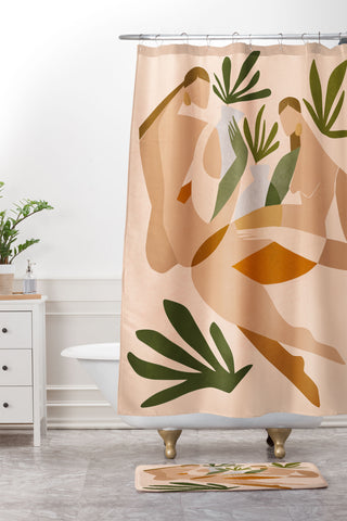 Maggie Stephenson We grow plants Shower Curtain And Mat