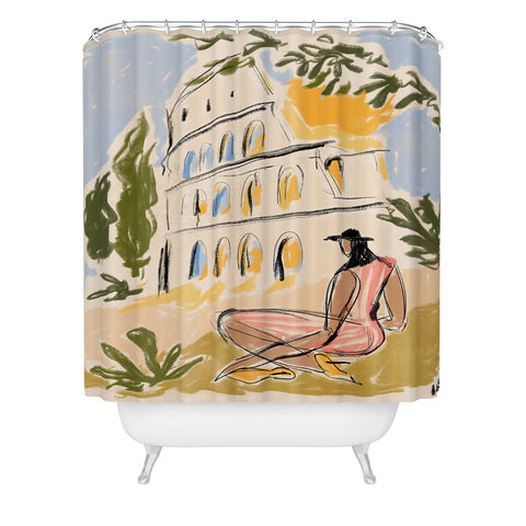 Maggie Stephenson When in Rome I Shower Curtain
