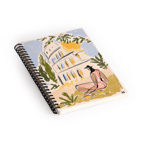 Maggie Stephenson When in Rome I Spiral Notebook