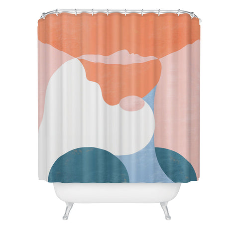 Maggie Stephenson You are enough Shower Curtain