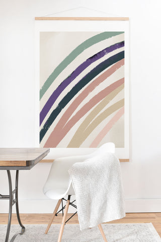 Mambo Art Studio Abstracto Rainbow Pastels Art Print And Hanger