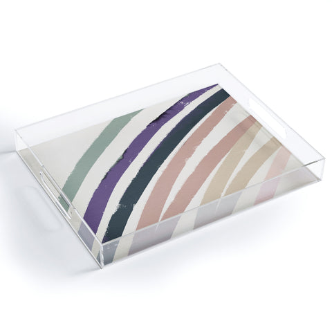Mambo Art Studio Abstracto Rainbow Pastels Acrylic Tray