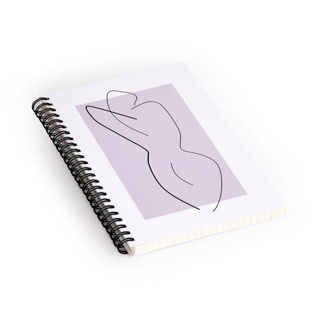 Mambo Art Studio Curves Number 3 Spiral Notebook
