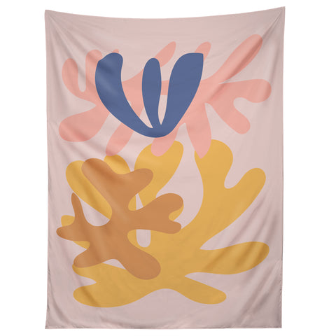 Mambo Art Studio Cut Out Pink Tapestry