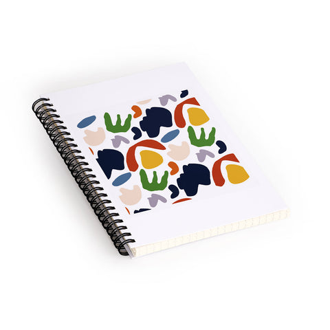 Mambo Art Studio Cut Out Shapes Vibrant Spiral Notebook