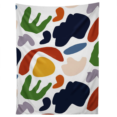 Mambo Art Studio Cut Out Shapes Vibrant Tapestry