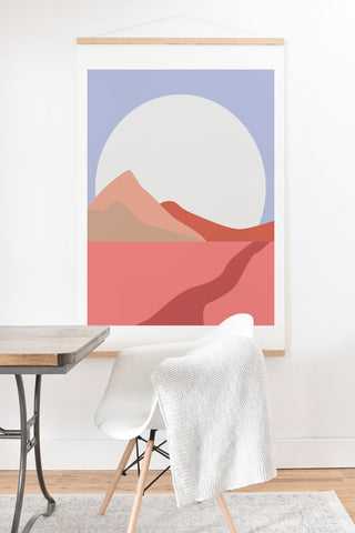 Mambo Art Studio Desert Sun Art Print And Hanger