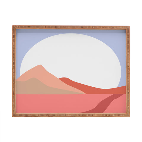 Mambo Art Studio Desert Sun Rectangular Tray