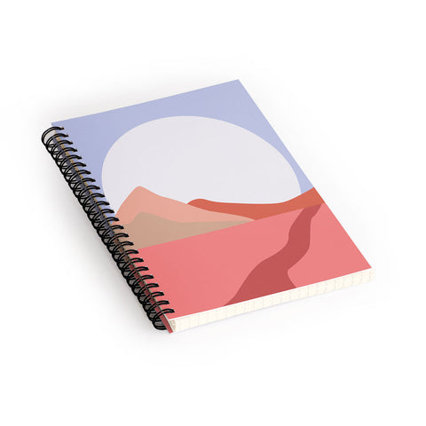 Mambo Art Studio Desert Sun Spiral Notebook