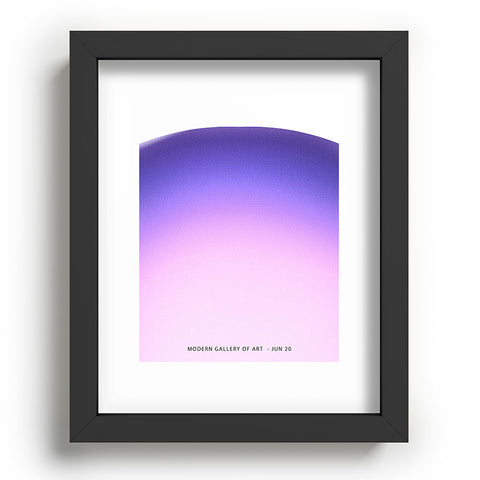 Mambo Art Studio Gradient Purple Recessed Framing Rectangle