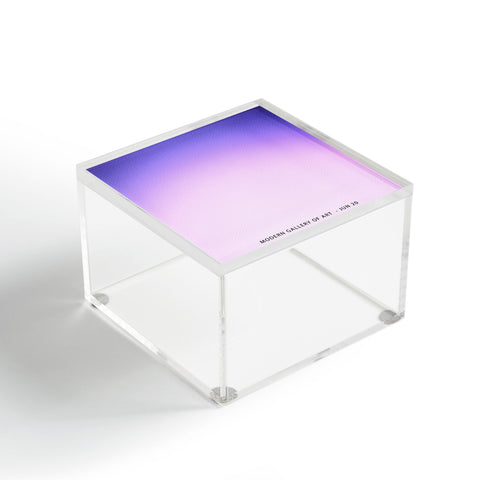 Mambo Art Studio Gradient Purple Acrylic Box
