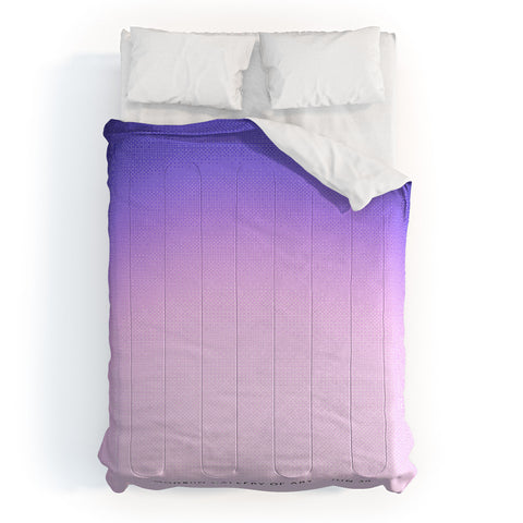 Mambo Art Studio Gradient Purple Comforter