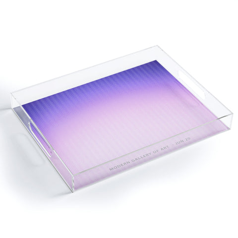 Mambo Art Studio Gradient Purple Acrylic Tray