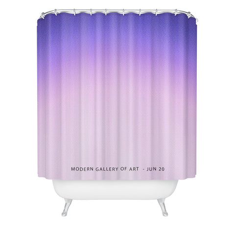 Mambo Art Studio Gradient Purple Shower Curtain