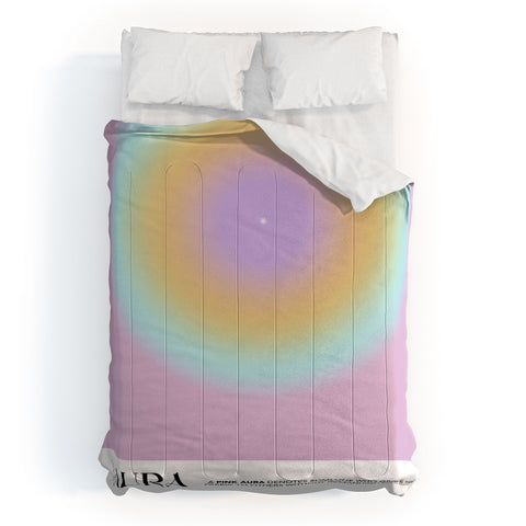 Mambo Art Studio Pink Aura Comforter