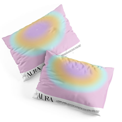 Mambo Art Studio Pink Aura Pillow Shams