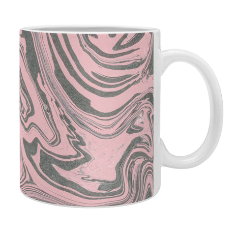 Mambo Art Studio Pink Marble Paper Coffee Mug