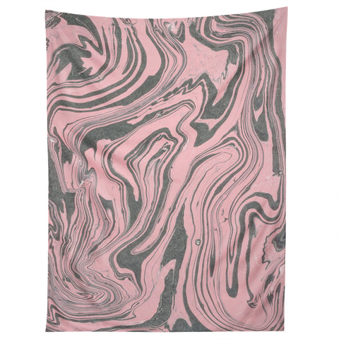 Mambo Art Studio Pink Marble Paper Tapestry