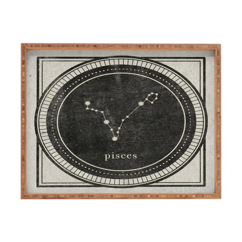 Mambo Art Studio Vintage Astrology Pisces Rectangular Tray