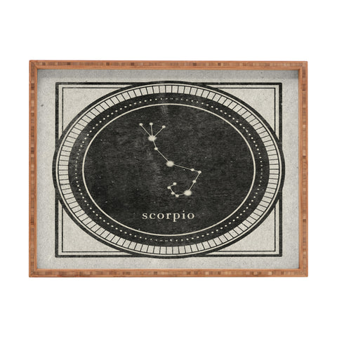 Mambo Art Studio Vintage Astrology Scorpio Rectangular Tray