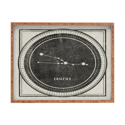 Mambo Art Studio Vintage Astrology Taurus Rectangular Tray