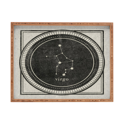 Mambo Art Studio Vintage Astrology Virgo Rectangular Tray