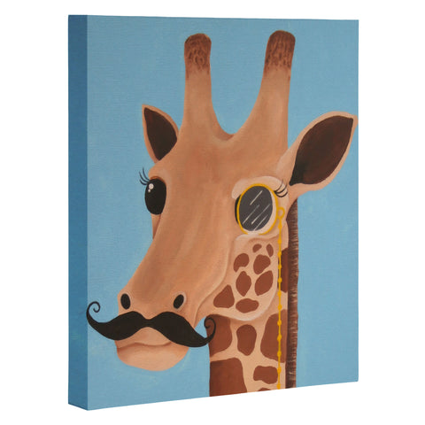 Mandy Hazell Gentleman Giraffe Art Canvas