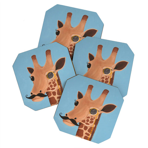 Mandy Hazell Gentleman Giraffe Coaster Set