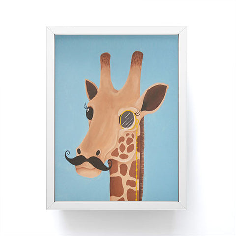 Mandy Hazell Gentleman Giraffe Framed Mini Art Print