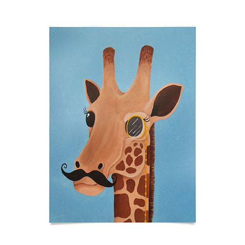 Mandy Hazell Gentleman Giraffe Poster